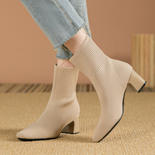 VELOURIS | Bottines Stretch Tendance