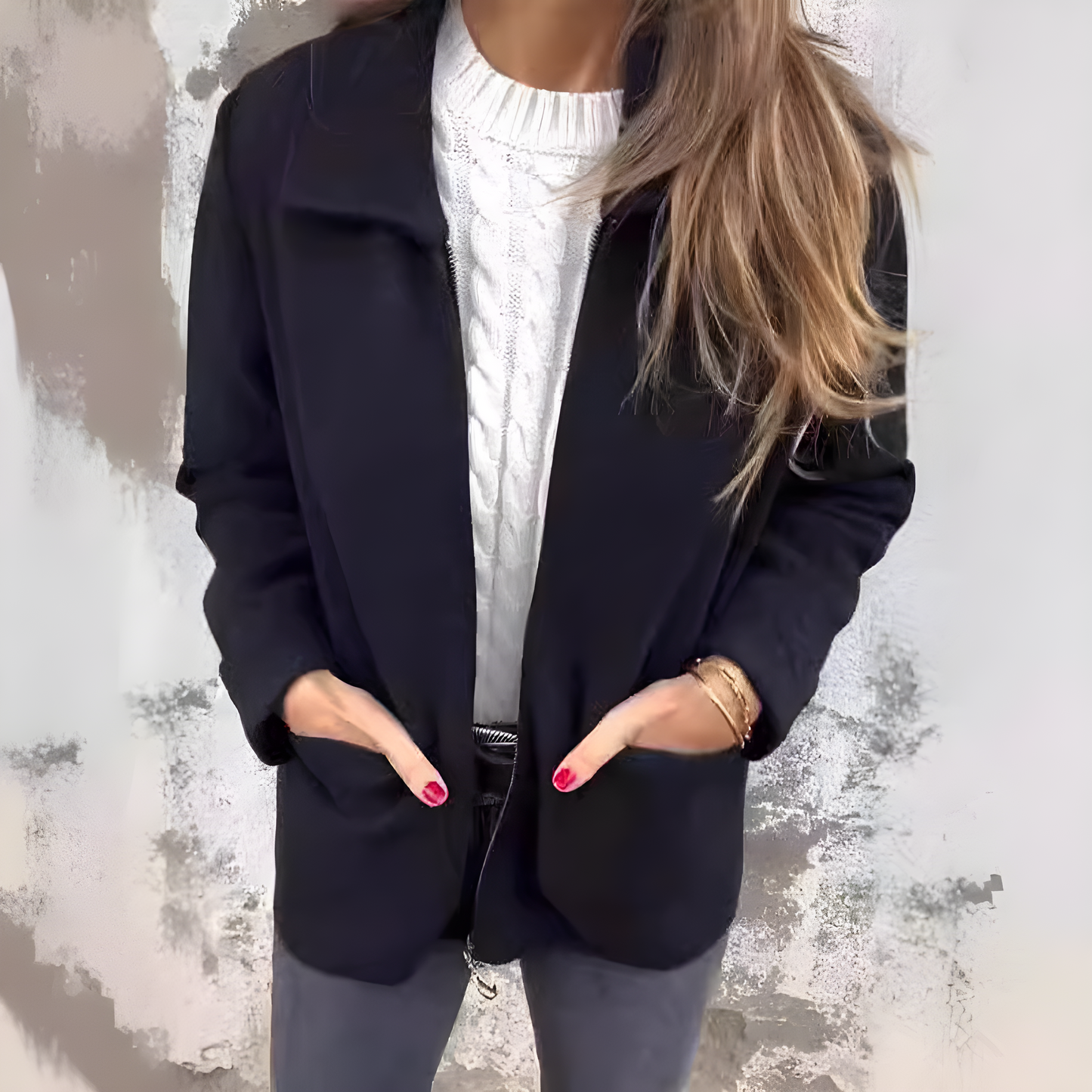 Gemvoria™ | Veste Cardigan Élégante en Laine