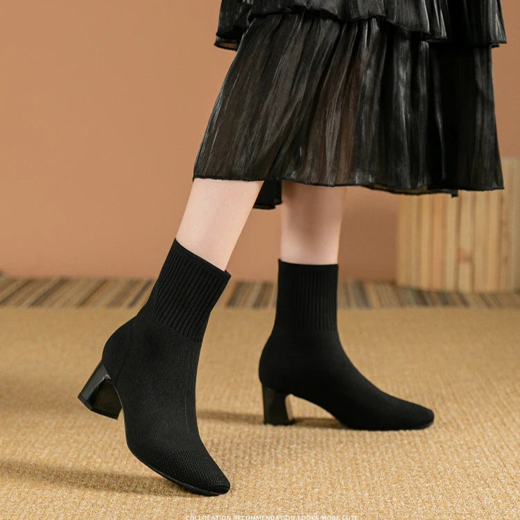 VELOURIS | Bottines Stretch Tendance