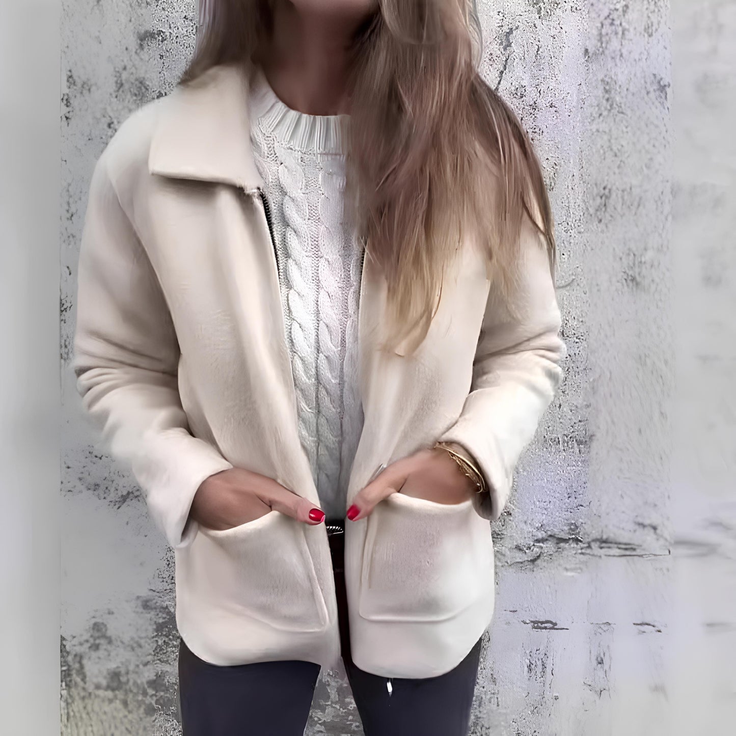 Gemvoria™ | Veste Cardigan Élégante en Laine