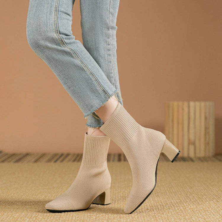 VELOURIS | Bottines Stretch Tendance