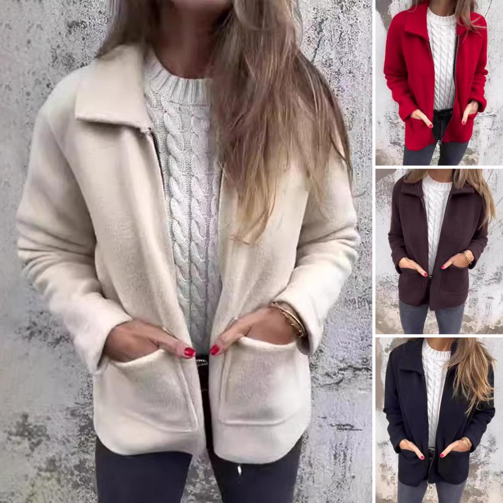 Gemvoria™ | Veste Cardigan Élégante en Laine