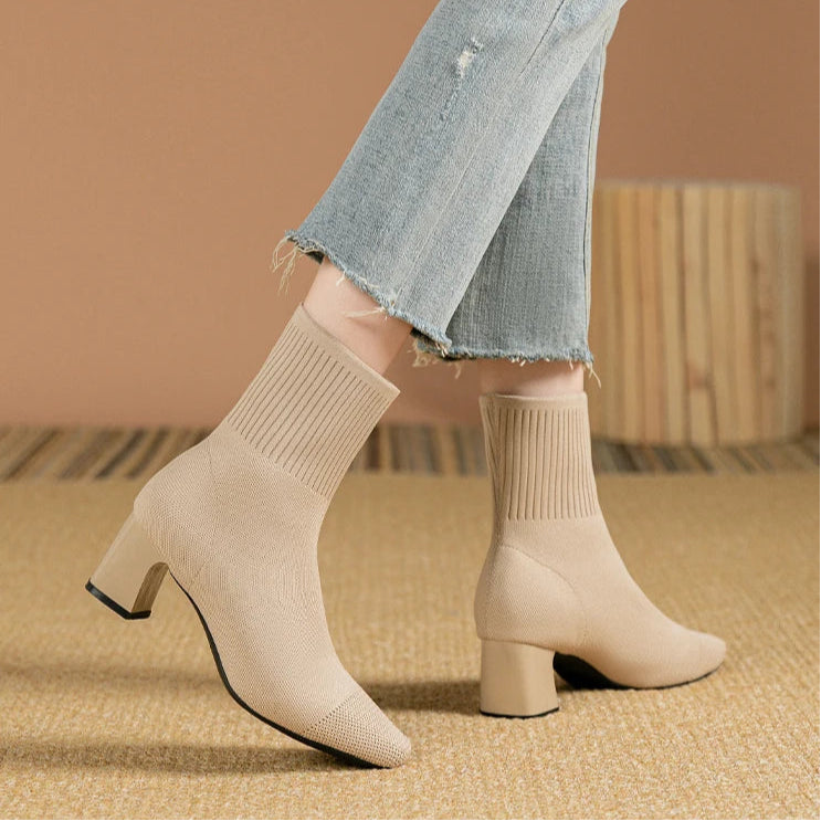 VELOURIS | Bottines Stretch Tendance