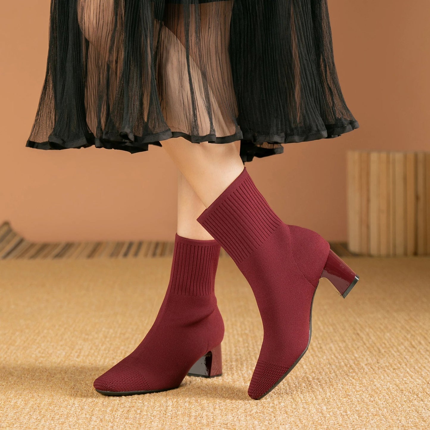 VELOURIS | Bottines Stretch Tendance